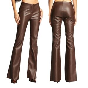 I.AM.GIA Estyn Low Rise Flare Faux Leather Pants